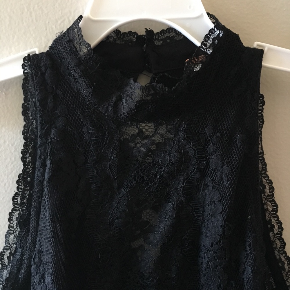 Free People black lace dress - Picture 3 of 8
